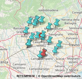 Mappa Via della Calle, 31039 Vallà TV, Italia (10.633)