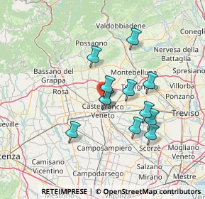 Mappa Via della Calle, 31039 Vallà TV, Italia (11.36917)