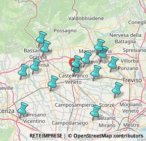 Mappa Via della Calle, 31039 Vallà TV, Italia (14.416)