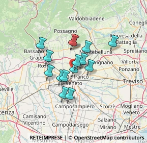 Mappa Via della Calle, 31039 Vallà TV, Italia (9.33867)