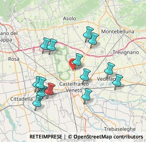 Mappa Via della Calle, 31039 Vallà TV, Italia (7.24643)