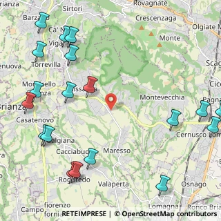 Mappa Via Privata San Martino, 23873 Missaglia LC, Italia (3.0975)