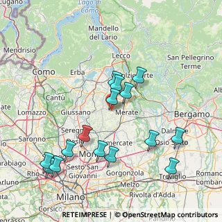 Mappa Via Privata San Martino, 23873 Missaglia LC, Italia (16.478)