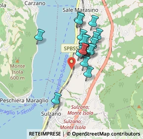 Mappa Via Provinciale, 25057 Sale Marasino BS, Italia (0.684)