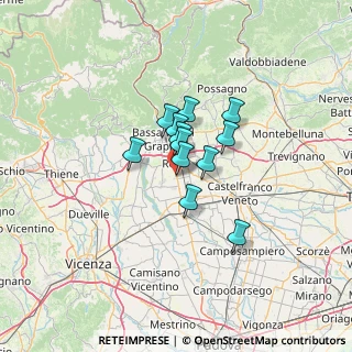 Mappa Via Ortigara, 36027 Rosà VI, Italia (7.78333)