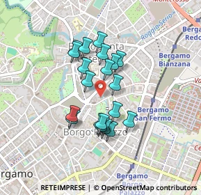 Mappa Via del Galgario, 24124 Bergamo BG, Italia (0.333)