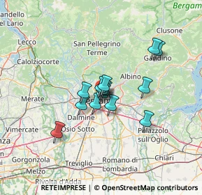 Mappa Via del Galgario, 24124 Bergamo BG, Italia (8.61929)