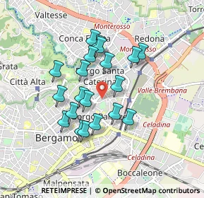 Mappa Via del Galgario, 24124 Bergamo BG, Italia (0.7245)