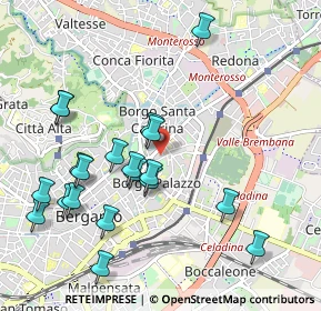 Mappa Via del Galgario, 24124 Bergamo BG, Italia (1.068)