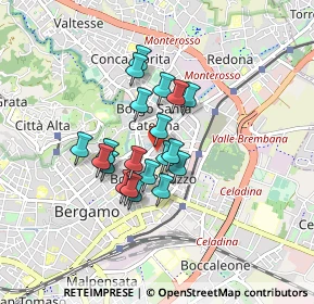 Mappa Via del Galgario, 24124 Bergamo BG, Italia (0.6155)