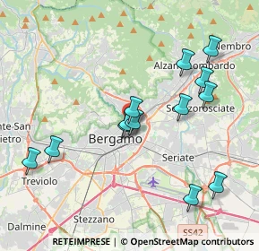 Mappa Via del Galgario, 24124 Bergamo BG, Italia (3.81615)