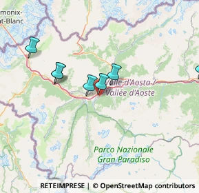 Mappa Localita' Urbains, 11010 Aymavilles AO, Italia (31.42231)