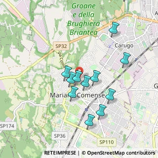 Mappa Vicolo Costone, 22066 Mariano Comense CO, Italia (0.79)