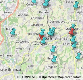 Mappa Via Giovanni Segantini, 20842 Besana In Brianza MB, Italia (2.31222)