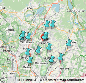 Mappa Via Alessandro Manzoni, 20842 Besana in Brianza MB, Italia (6.295)