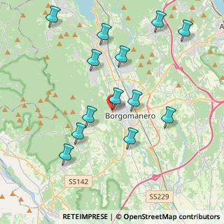 Mappa Via Nuova, 28021 Borgomanero NO, Italia (4.22538)