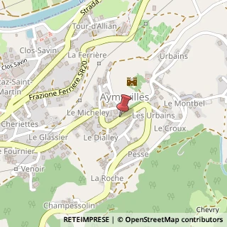 Mappa Via Bettex, 4, 11010 Aymavilles, Aosta (Valle d'Aosta)