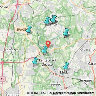 Mappa Via Como, 22060 Novedrate CO, Italia (3.87182)