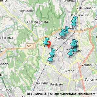 Mappa Via Paolo Treves, 22066 Mariano Comense CO, Italia (1.80692)