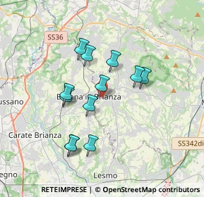 Mappa Via Monteregio, 23880 Casatenovo LC, Italia (3.05167)