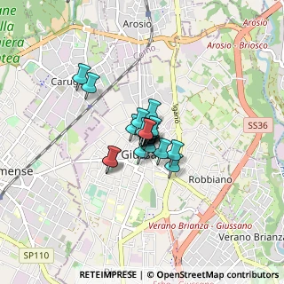 Mappa Piazza S. Giacomo, 20833 Giussano MB, Italia (0.366)