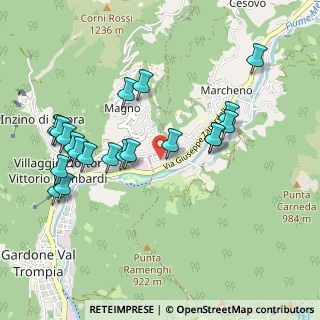 Mappa Via 2 Giugno, 25060 Marcheno BS, Italia (1.022)