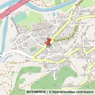 Mappa Via Marona, 29, 11010 Aymavilles, Aosta (Valle d'Aosta)
