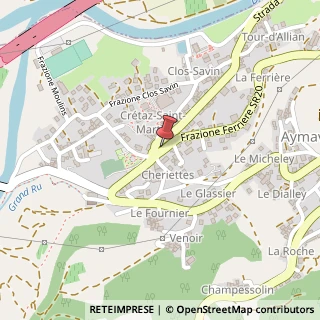 Mappa Frazione Ferriere, 17, 11010 Aymavilles, Aosta (Valle d'Aosta)