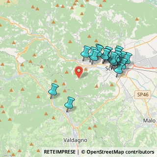 Mappa Località Valmercanti, 36036 Torrebelvicino VI, Italia (3.551)