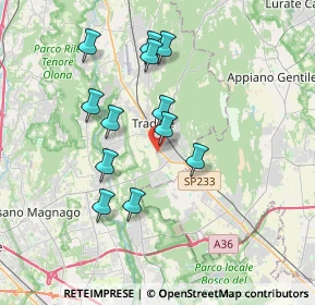Mappa Via Cesare Beccaria, 21049 Tradate VA, Italia (3.27583)