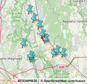 Mappa Via Cesare Beccaria, 21049 Tradate VA, Italia (3.28182)