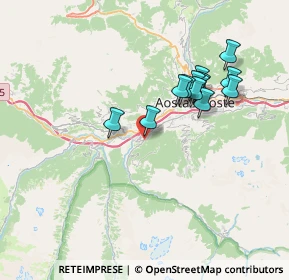 Mappa Localita' Urbains, 11010 Aymavilles AO, Italia (6.37923)