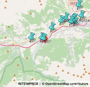 Mappa Localita' Urbains, 11010 Aymavilles AO, Italia (4.375)
