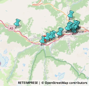 Mappa Frazione Trepont, 11018 Villeneuve AO, Italia (8.0995)