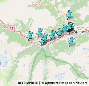 Mappa Frazione Trepont, 11018 Villeneuve AO, Italia (6.03235)