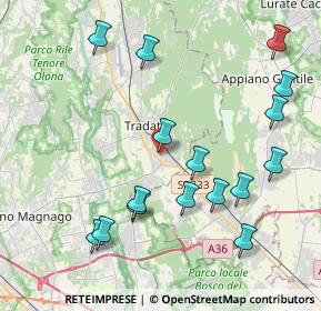 Mappa Via Pogdora, 21049 Tradate VA, Italia (4.49313)