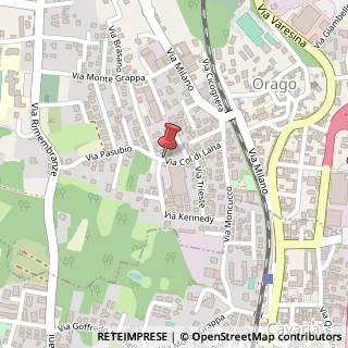Mappa Via Col Di Lana, 18, 21040 Jerago con Orago, Varese (Lombardia)