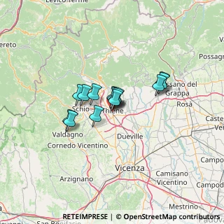 Mappa , 36016 Thiene VI, Italia (8.09143)