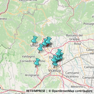 Mappa , 36016 Thiene VI, Italia (9.98)