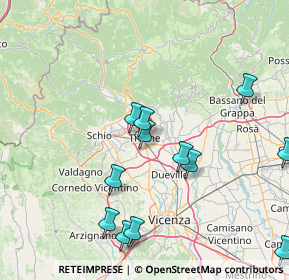 Mappa , 36016 Thiene VI, Italia (17.20167)