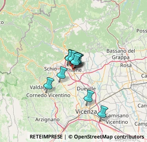 Mappa , 36016 Thiene VI, Italia (6.88091)