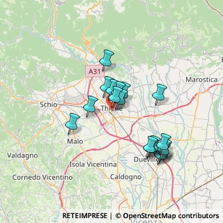 Mappa , 36016 Thiene VI, Italia (6.27389)