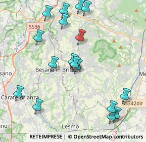 Mappa Via Giacomo Leopardi, 23880 Casatenovo LC, Italia (4.57353)