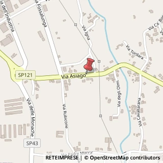 Mappa Via Asiago, 36030 Sarcedo, Vicenza (Veneto)
