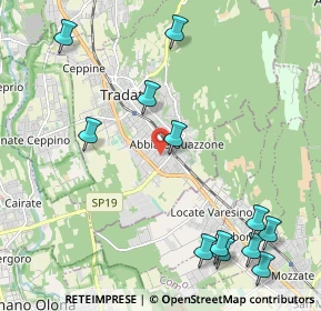 Mappa Via Sabotino, 21049 Tradate VA, Italia (2.64083)