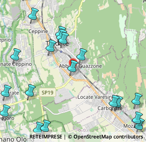 Mappa Via Sabotino, 21049 Tradate VA, Italia (3.0425)