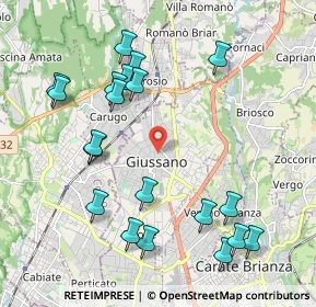Mappa P.za Lombardi, 20833 Giussano MB, Italia (2.251)
