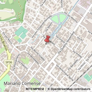 Mappa Via I Maggio, 8, 22066 Mariano Comense, Como (Lombardia)