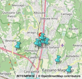 Mappa Via Autostrada, 21040 Jerago Con Orago VA, Italia (2.55333)