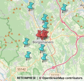 Mappa Viale Vittorio Veneto, 28041 Borgomanero NO, Italia (3.02273)